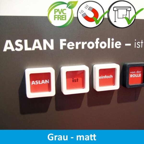 Aslan-FF410-Magnetfolie-anthrazit-Ferrosoft Aslan FF410 Magnetfolie-anthrazit Ferrosoft