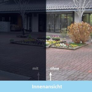 Blendschutzfolie TITAN 07 Xtra Außen Innenansicht