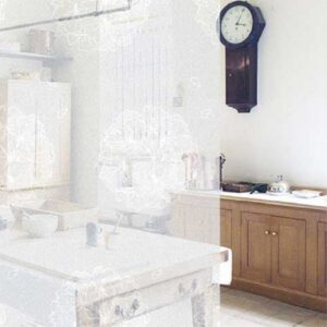 Dekorfolie mit weißen Orchideen