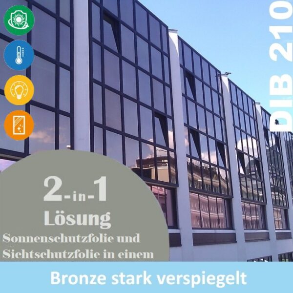 sonnenschutzfolie-dib-210-bronze-verspiegelt-aussen Sonnenschutzfolie DIB 210 bronze verspiegelt Außen