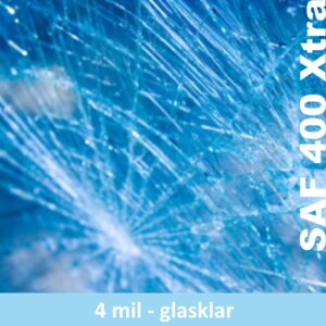 Splitterschutzfolie Kunstglas glasklar