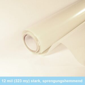 Splitterschutzfolie SAF 1200 Milchglasoptik 12 mil stark