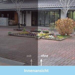 Splitterschutzfolie SAF 600 Cold Steel Innenansicht