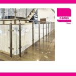 Dekorfolie weiße Quadrate