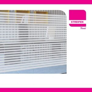 Dekorfolie weiße Streifen