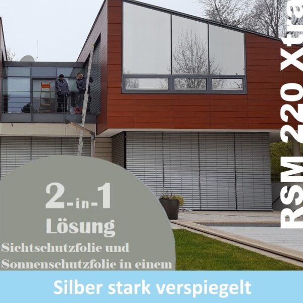 sichtschutzfolie-rsm-220-silber-verspiegelt-aussen Sichtschutzfolie RSM 220 Silber verspiegelt Außen