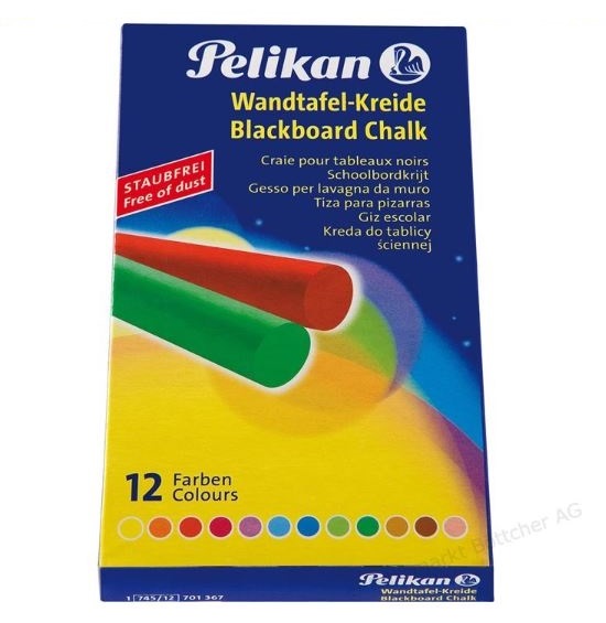 Tafelkreide bunt Pelikan