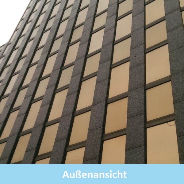 Spionspiegelfolie Gold Außenansicht