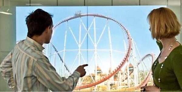 Rückprojektionsfolie Aslan RP 35 milchglasweiß Nahaufnahme