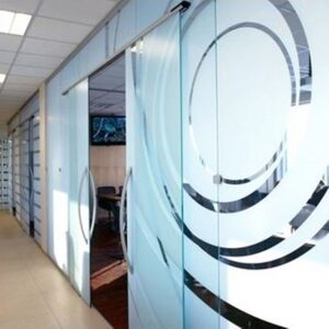 Sichtschutzfolie Milchglasoptik Nahaufnahme