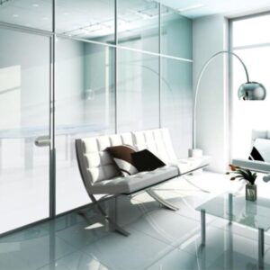 Sichtschutzfolie weißer Verlauf gross