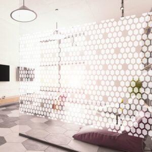 Fensterfolie Hive in einem modernen Büro