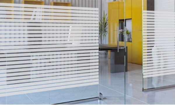 Sichtschutzfolie Streifen Nahaufnahme