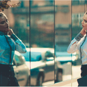 Fensterfolie Spiegel Effekt Total Mirror Nahaufnahme