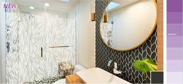 Fensterfolie Aquaiica in einer Dusche