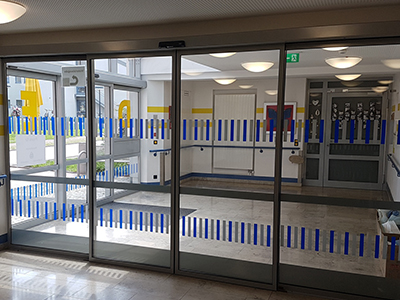 Durchlaufschutz f&uuml;r T&uuml;ren und Fenster