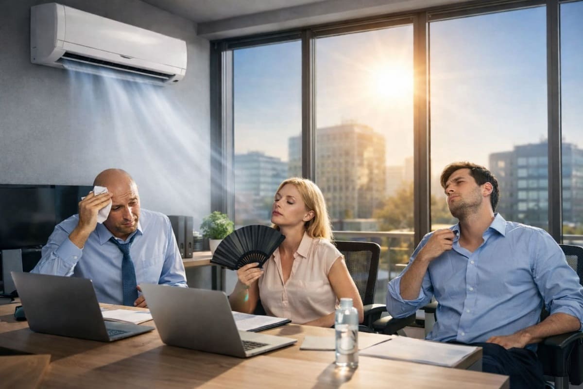 Klimaanlage in einem modernen Büro