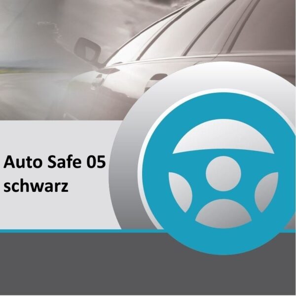 4 mil = 0,123 mm stark Sicherheitsfolie Auto Safe 05 schwarz